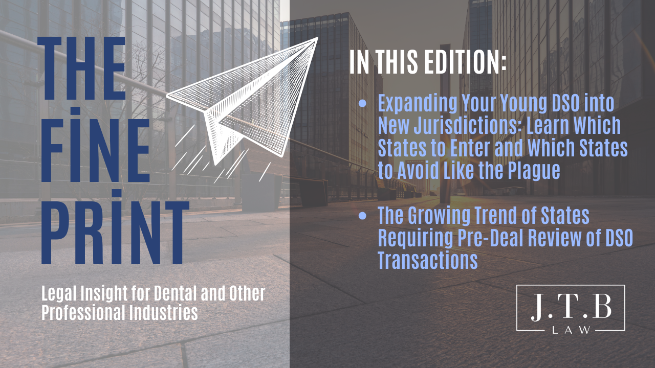 The Fine Print, issue 4: Expansion, ownership structures, and transaction review.